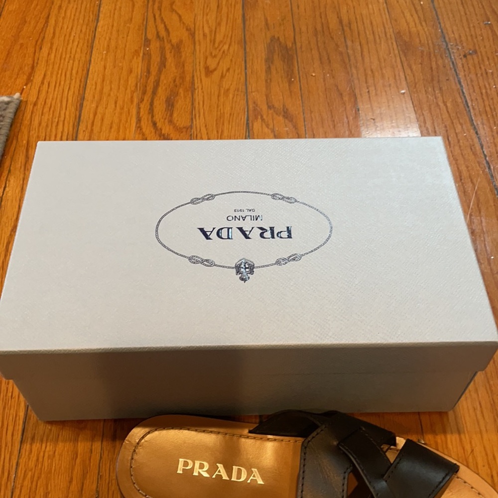 Womens Prada Black Sandals - Picture 9 of 10